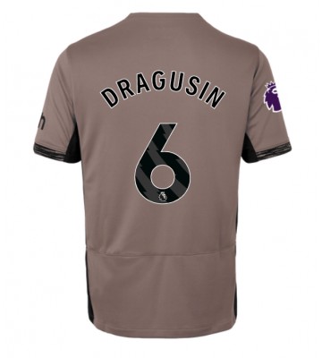 Tottenham Hotspur Radu Dragusin #6 Tredje Tröja Dam 2023-24 Kortärmad